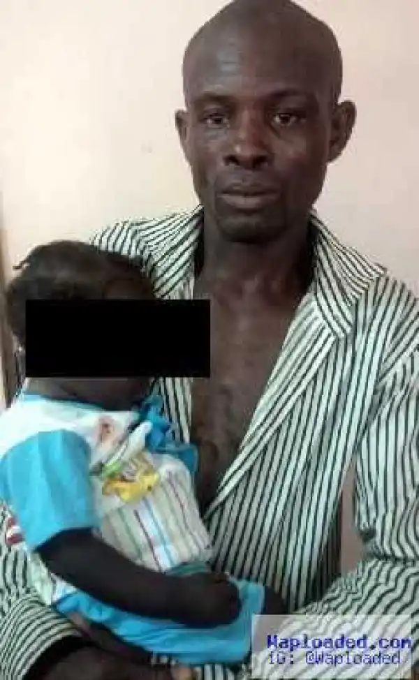 Photo: Man arrested for stealing 7-month-old baby in Lagos